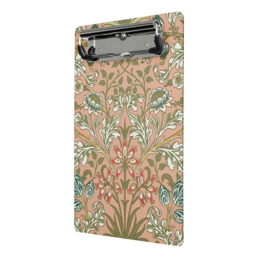 William Morris Hyacinth Flower Roos Art Mini Klembord (Angled2)