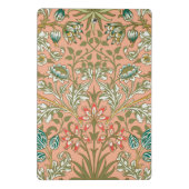 William Morris Hyacinth Flower Roos Art Mini Klembord (Achterkant)