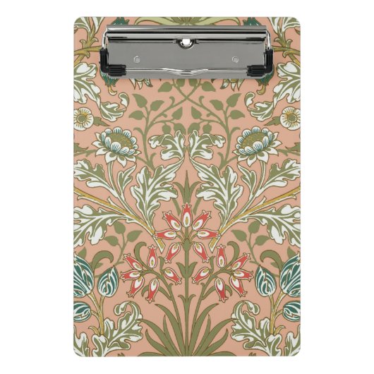 William Morris Hyacinth Flower Roos Art Mini Klembord (Voorkant)
