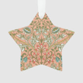 William Morris Hyacinth Flower Roos Art Ornament (voorkant)