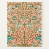 William Morris Hyacinth Flower Roos Art Planner (Achterkant)