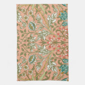 William Morris Hyacinth Flower Roos Art Theedoek (Verticaal)