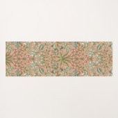 William Morris Hyacinth Flower Roos Art Yogamat (Achterkant (horizontaal))