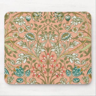 William Morris Hyacinth Patroon Stof Roze Muismat