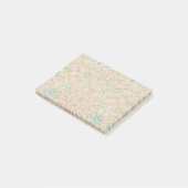 William Morris Hyacinth Patroon Stof Roze Post-it® Notes (Schuin)