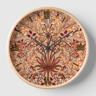 William Morris Hyacinth Print, Brown en Beige