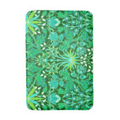 William Morris Hyacinth Print, Emerald Green Badmat (Voorkant Verticaal)