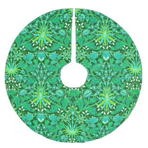 William Morris Hyacinth Print, Emerald Green Kerstboom Rok