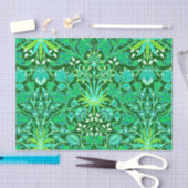William Morris Hyacinth Print, Emerald Green Tissuepapier (Craft)