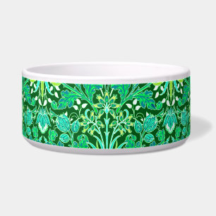 William Morris Hyacinth Print, Emerald Green Voerbakje