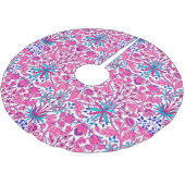William Morris Hyacinth Print, Fuchsia Pink Kerstboom Rok (Gekanteld)