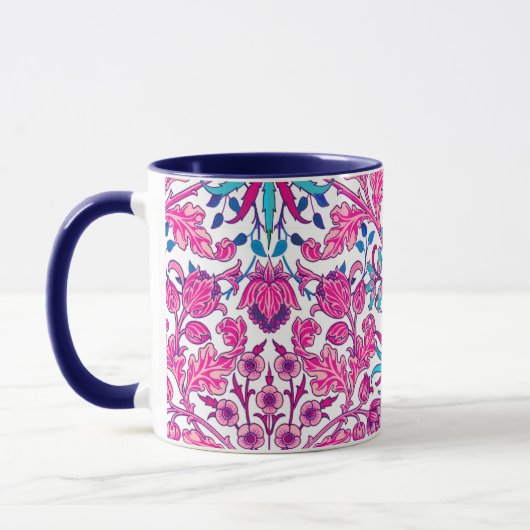 William Morris Hyacinth Print, Fuchsia Pink Mok (Links)