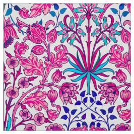 William Morris Hyacinth Print, Fuchsia Pink Stof