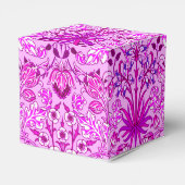 William Morris Hyacinth Print, Lavender en Violet Bedankdoosjes (Achterkant)