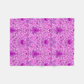 William Morris Hyacinth Print, Lavender en Violet Fleece Deken (Voorkant (Horizontaal))