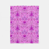 William Morris Hyacinth Print, Lavender en Violet Fleece Deken (Voorkant)