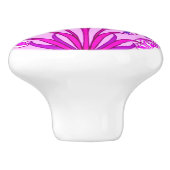 William Morris Hyacinth Print, Lavender en Violet Keramische Knop (Zijkant)