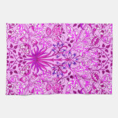 William Morris Hyacinth Print, Lavender en Violet Theedoek (Horizontaal)