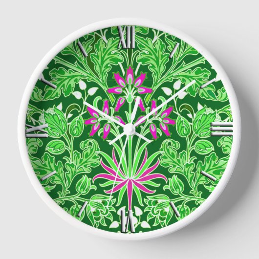 William Morris Hyacinth Print Limoen & Emerald Gre (Voorkant)