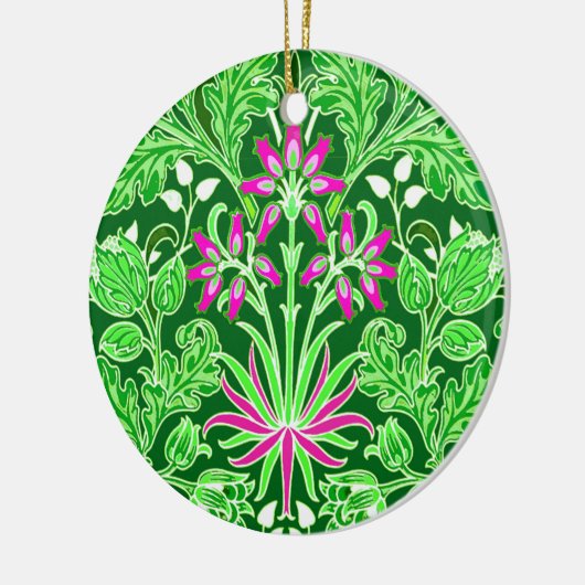 William Morris Hyacinth Print Limoen & Emerald Gre Keramisch Ornament (Links)