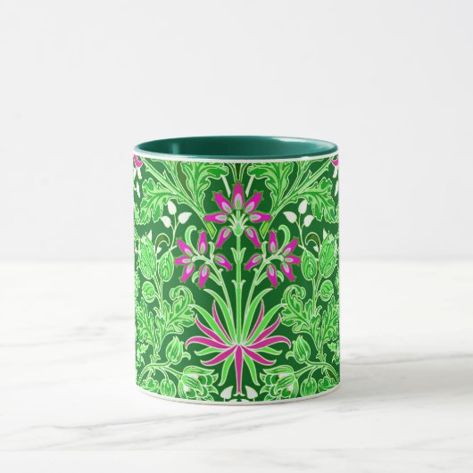 William Morris Hyacinth Print Limoen & Emerald Gre Mok (Midden)