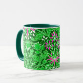 William Morris Hyacinth Print Limoen & Emerald Gre Mok (Voorkant links)