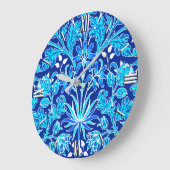 William Morris Hyacinth Print, Navy & Cobalt Blue Grote Klok (Hoek)