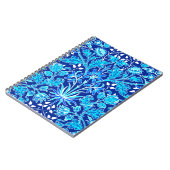 William Morris Hyacinth Print, Navy & Cobalt Blue Notitieboek (Linkerzijde)