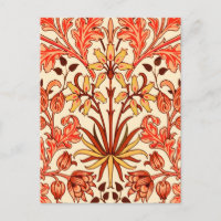 William Morris Hyacinth Print, Oranje en Rust