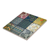 William * Morris II Art Nouveau Collage Tegeltje (Zijkant)