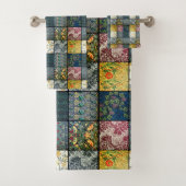 William * Morris II Art Nouveau Quilt Patch Bad Handdoek (Insitu)