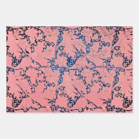 William Morris in BLUE WRAPPING PAPER FLAT SHEETS (Voorkant 2)