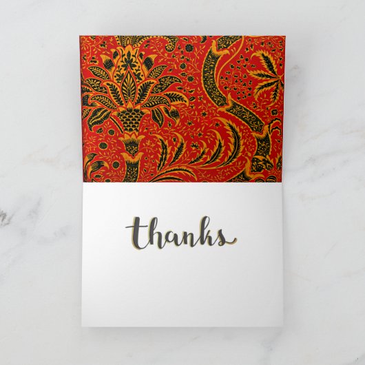 William Morris - India Bedankkaart (Binnen)