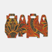 William Morris India Red Floral Bedankdoosjes (Uitgevouwen)