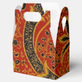 William Morris India Red Floral Bedankdoosjes (Geopend)