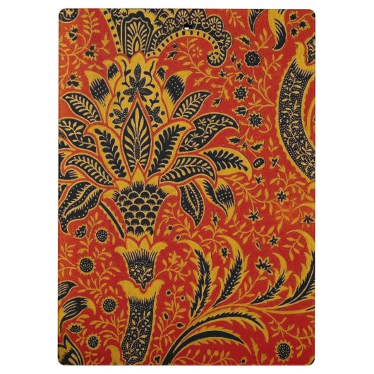 William Morris India Red Floral Klembord (Achterkant)
