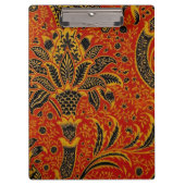 William Morris India Red Floral Klembord (Voorkant)