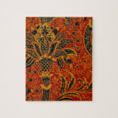 William Morris India Red Floral Legpuzzel (Verticaal)