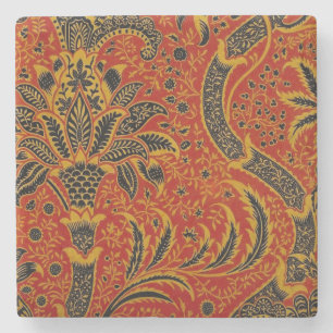 William Morris India Red Floral Stenen Onderzetter
