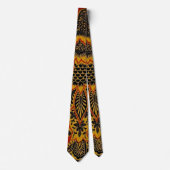 William Morris India Red Floral Stropdas (Voorkant)