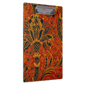 William Morris India Rood Bloem Motief Vintage Kla Klembord (Rechts)