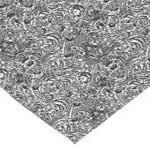 William Morris Indian, Black en White Korte Tafelloper (Hoek)