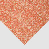 William Morris Indian, Coral Oranje en Peach Tissuepapier (Detail)