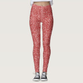 William Morris Indian, Dark Red en White Leggings (Voorkant)