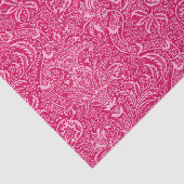 William Morris Indian, Deep Fuchsia Pink Tissuepapier (Detail)