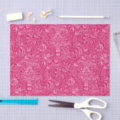 William Morris Indian, Deep Fuchsia Pink Tissuepapier (Craft)