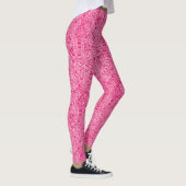 William Morris Indian, Fuchsia and Pastel Pink Leggings (Rechts)
