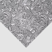 William Morris Indian, Graphite Gray en White Tissuepapier (Detail)
