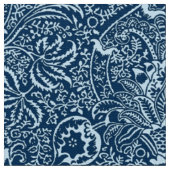 William Morris Indian, Indigo and Sky Blue Stof (Close Up)