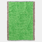 William Morris Indian, Limoen en Kiwi Green Deken (Voorkant Verticaal)